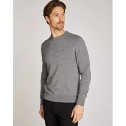 Calvin Klein Over Crew Neck Sweater in Black