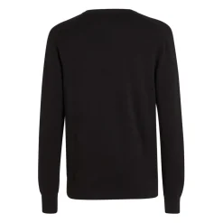 Calvin Klein Pique Structure Sweater in Black