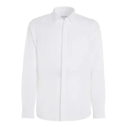Calvin Klein Regular-Fit Linen Cotton Shirt in White