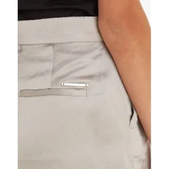 Calvin Klein Satin Shiny Shorts in Beige