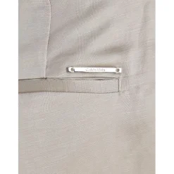 Calvin Klein Satin Shiny Shorts in Beige