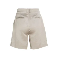 Calvin Klein Satin Shiny Shorts in Beige