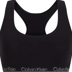 Calvin Klein Seamless Racerback Bralette in Black