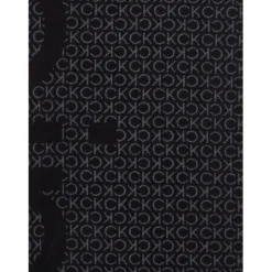 Calvin Klein Two Tone Mono Mw Scarf in Black