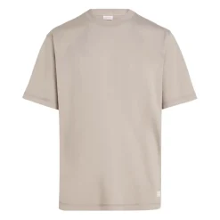 Calvin Klein Woven Label Relaxed T-Shirt in Grey