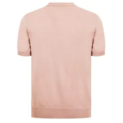 Canali Knit Shirt Tops in Pink
