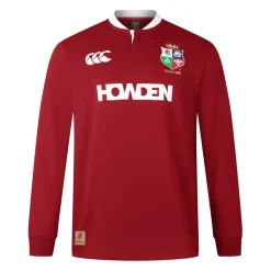 Canterbury British And Irish Lions 2024 Long Sleeve Classic Shirt Adults in Red