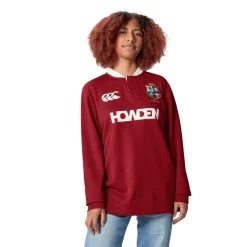 Canterbury British And Irish Lions 2024 Long Sleeve Classic Shirt Adults in Red