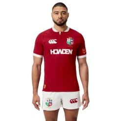 Canterbury Mens British And Irish Lions 2025 Authentic Shirt in Red