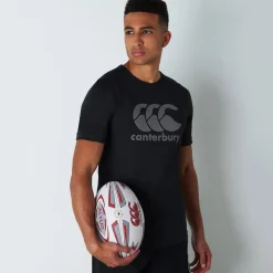 Canterbury Mens Essential T-Shirt in Black
