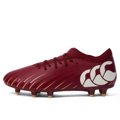 Canterbury Mens Speed Team Firm Ground Rugby Boots in Red