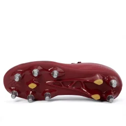 Canterbury Mens Stampede Groundbreak Team Soft Ground Rugby Boots in Red