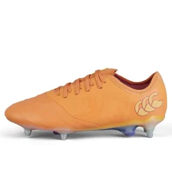 Canterbury Phoenix Genesis Elite Soft Ground Rugby Boots in Orange