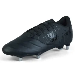Canterbury Phoenix Team Soft Ground Rugby Boots in Black