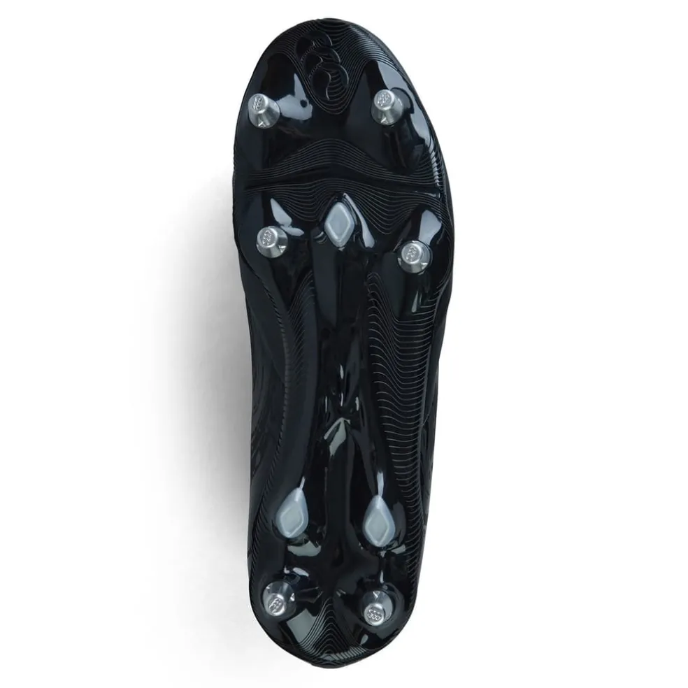Canterbury Phoenix Team Soft Ground Rugby Boots in Black