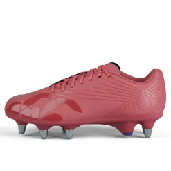 Canterbury Stampede Groundbreak Team Soft Ground Rugby Boots in Red