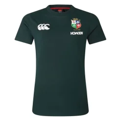 Canterbury Womens British And Irish Lions Rugby T-Shirt 2025 in Green