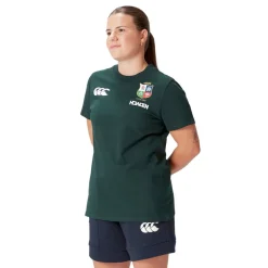 Canterbury Womens British And Irish Lions Rugby T-Shirt 2025 in Green