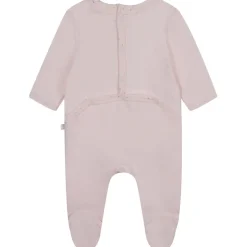 Carrement Beau Aio Bib Onesie Set in Pink