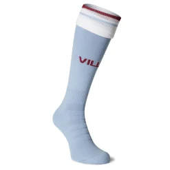 Castore Aston Villa Fc Pro Home Sock 2023 2024 Junior in Grey