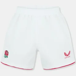 Castore England Home Shorts 2025 2026 Adults in White
