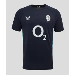 Castore England Rugby Short Sleeve Performance T-Shirt 2025 Adults in Green