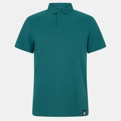 Castore Ess Regular Fit Short Sleeve Polo in Green