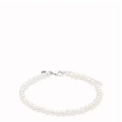 Cernucci Pearl Bead Bracelet in White