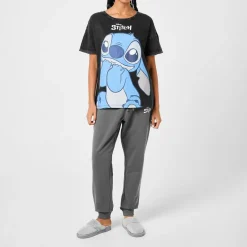 Character Ladies Disney Lilo And Stitch Jogger in Multi