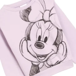 Character Minnie Mouse Sweat And Jogger Set in Pink