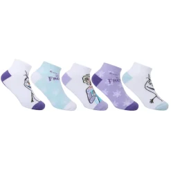 Character Trainer Sock 5pk Junior in White