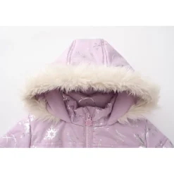 Character Winter Coat For Girls in Pink