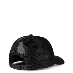 Christian Rose Ii Red Rose Trucker Cap in Black