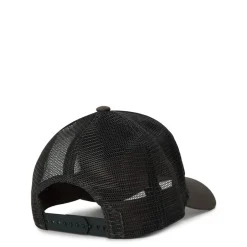 Christian Rose Plate Trucker Cap in Black