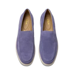 Clarks Easy Venetian Loafers in Blue