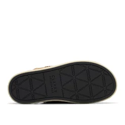 Clarks Originals Overleigh Sliders in Brown