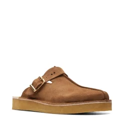 Clarks Originals Trek Mule Suede Shoes in Brown