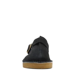 Clarks Originals Trek Mule Suede Shoes in Black