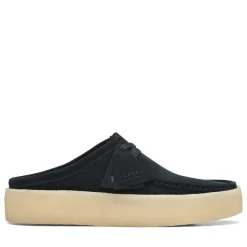 Clarks Originals Wallabee Cup Suede Shoes in Black