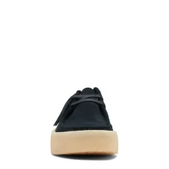 Clarks Originals Wallabee Cup Suede Shoes in Black