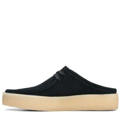 Clarks Originals Wallabee Cup Suede Shoes in Black
