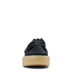Clarks Originals Wallabee Cup Suede Shoes in Black