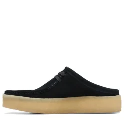 Clarks Originals Wallabee Cup Suede Shoes in Black