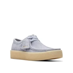 Clarks Originals Wallabee Cup Suede Shoes in Grey
