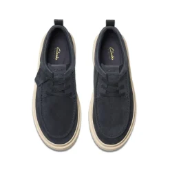 Clarks Polden Moc Flatform Penny Loafers in Blue