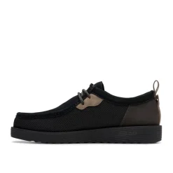 Clarks Wallabee Moccasin Flatform Loafers in Black