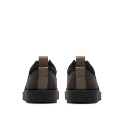 Clarks Wallabee Moccasin Flatform Loafers in Black