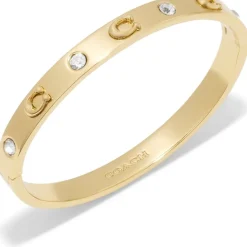 Coach C Bangle in Gold