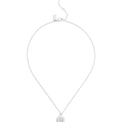 Coach Cn Pndnt Nklc in Silver
