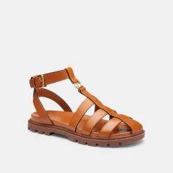 Coach Fisherman Sandals in Brown